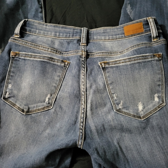 Judy Blue Relaxed Fit Distressed Jeans SZ 9/29 - Picture 3 of 6